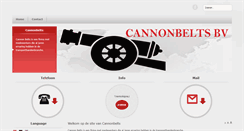 Desktop Screenshot of cannonbelts.com